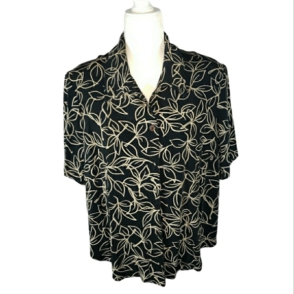 RONNI NICOLE by Ouida Short Sleeve Jacket Size 1X - Picture 1 of 9